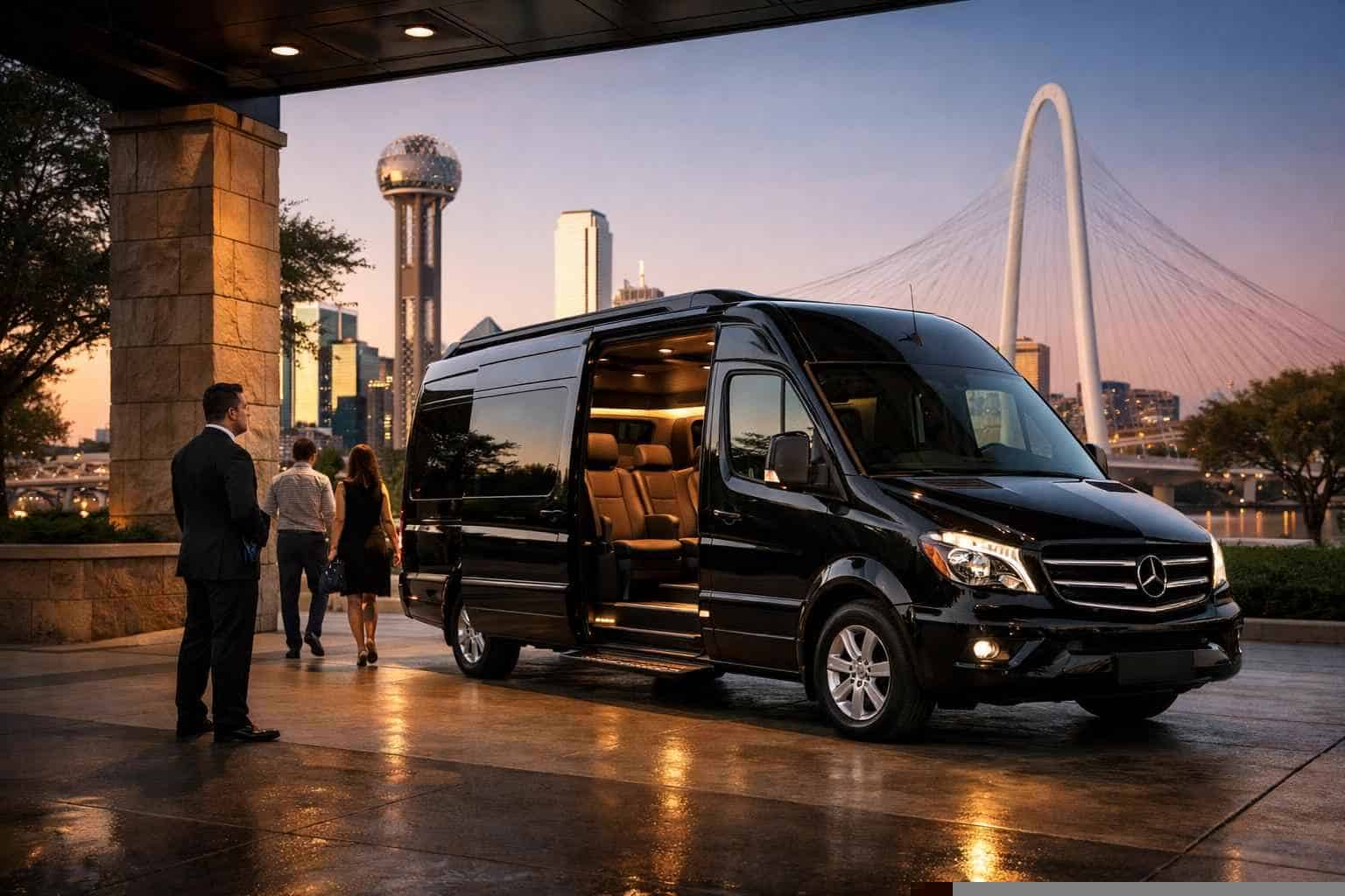 Passenger Van with Driver Near Me Garland TX