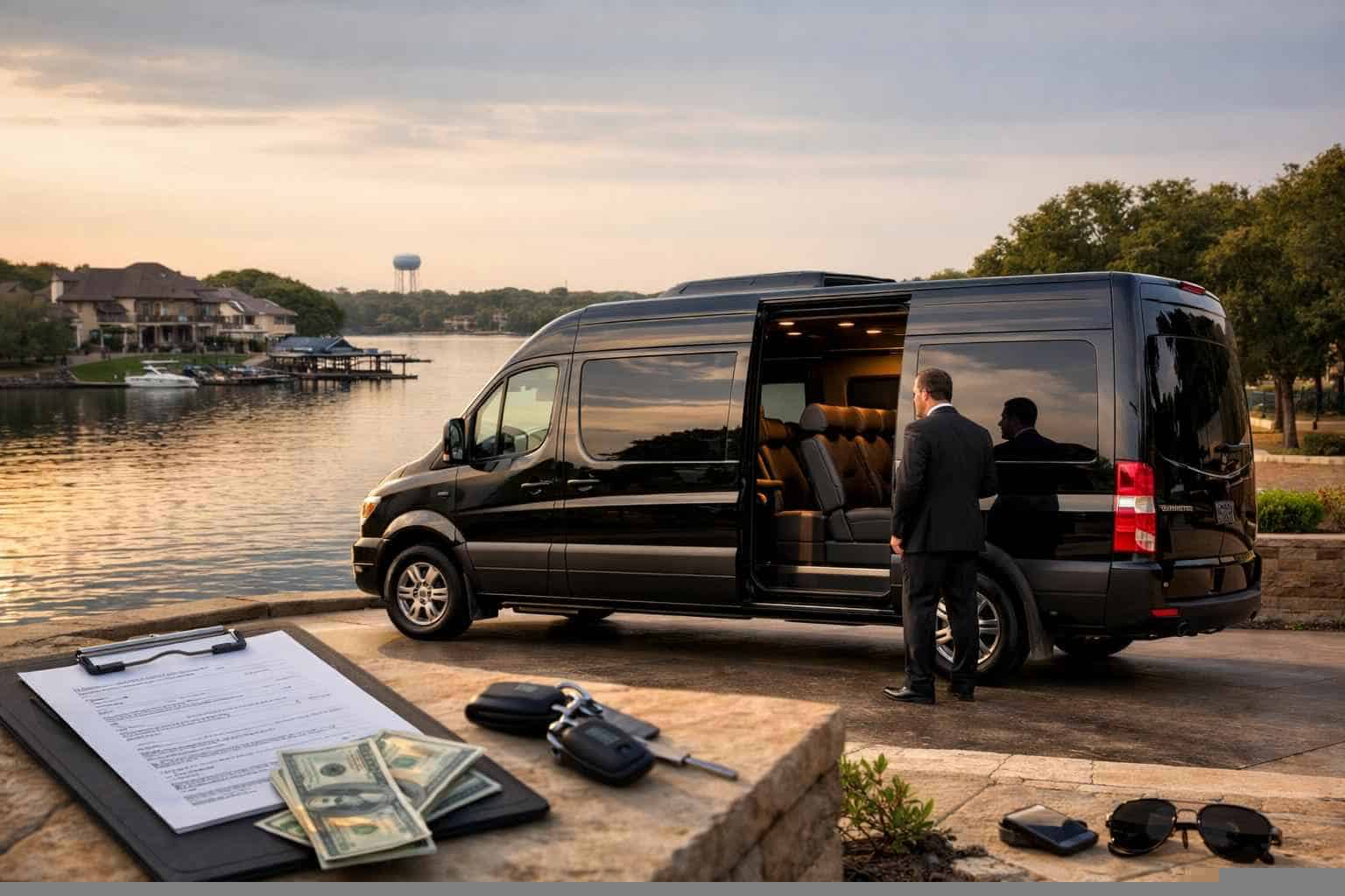 Passenger Van with Driver Prices in Little Elm TX