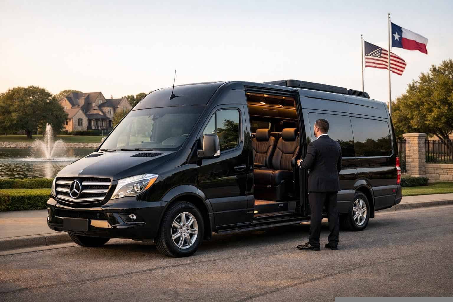 Passenger Van with Driver Sachse TX