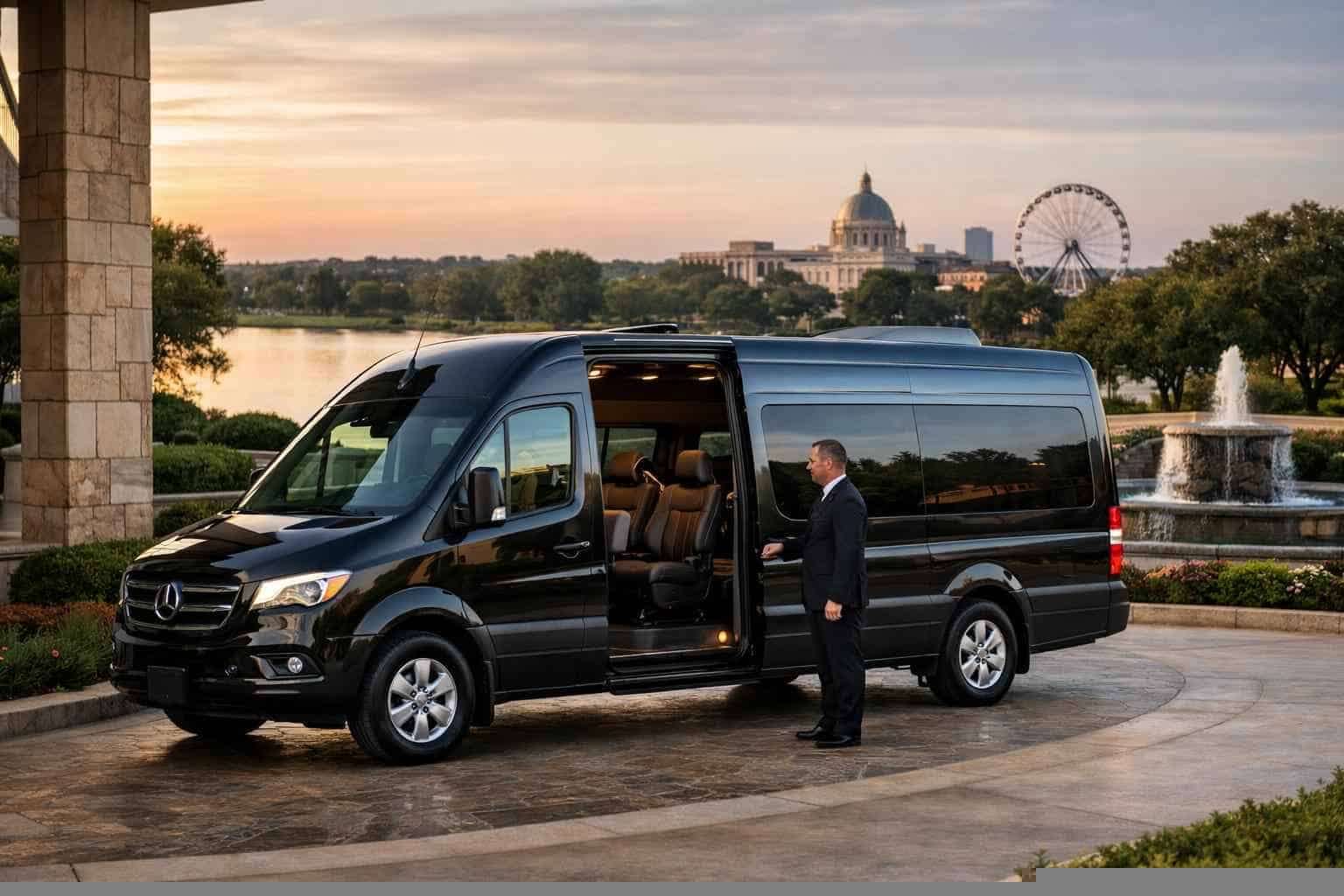 Passenger Van with Driver Services in Garland Texas