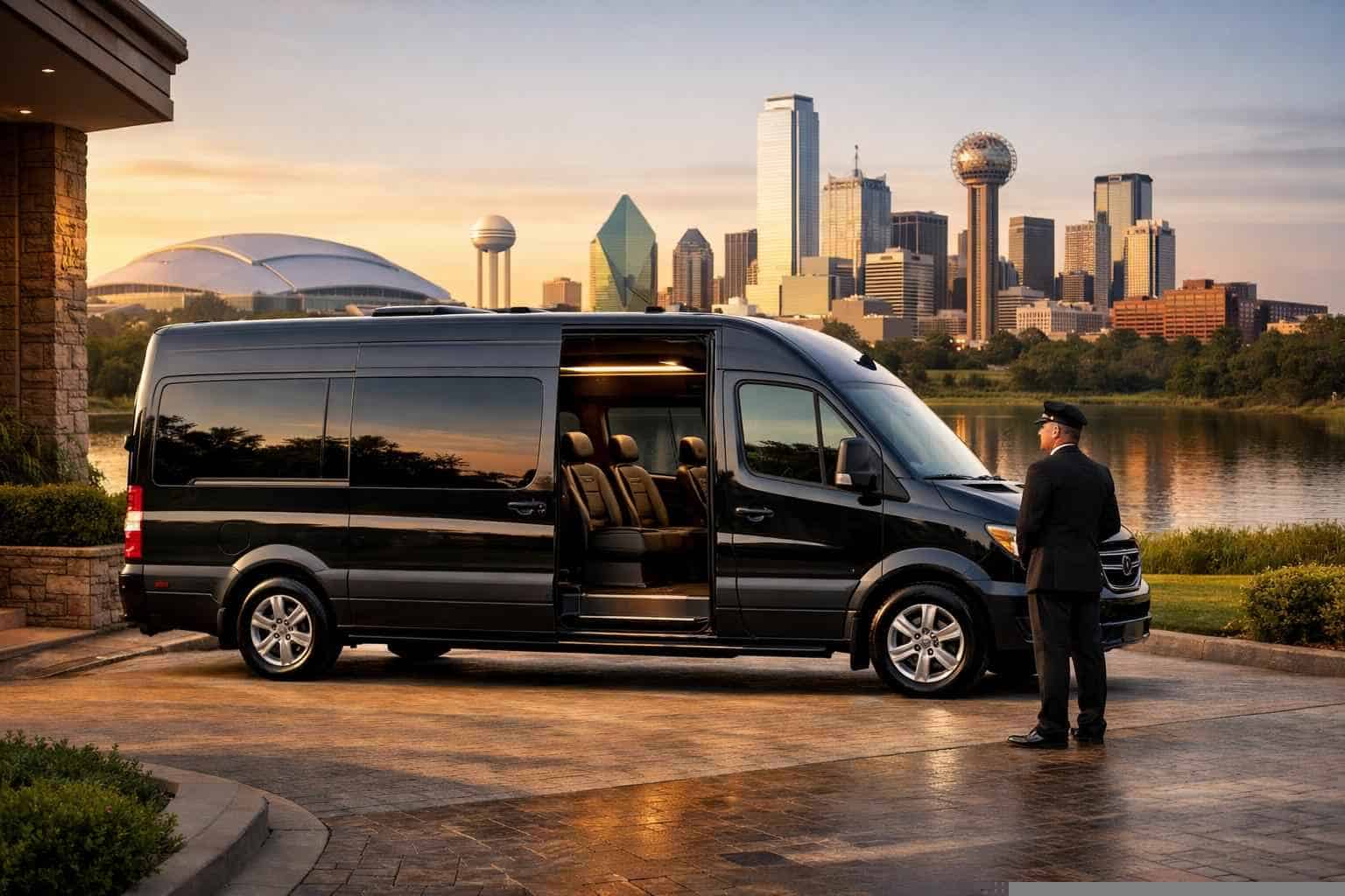 Passenger Van with Driver Services in Grand Prairie Texas