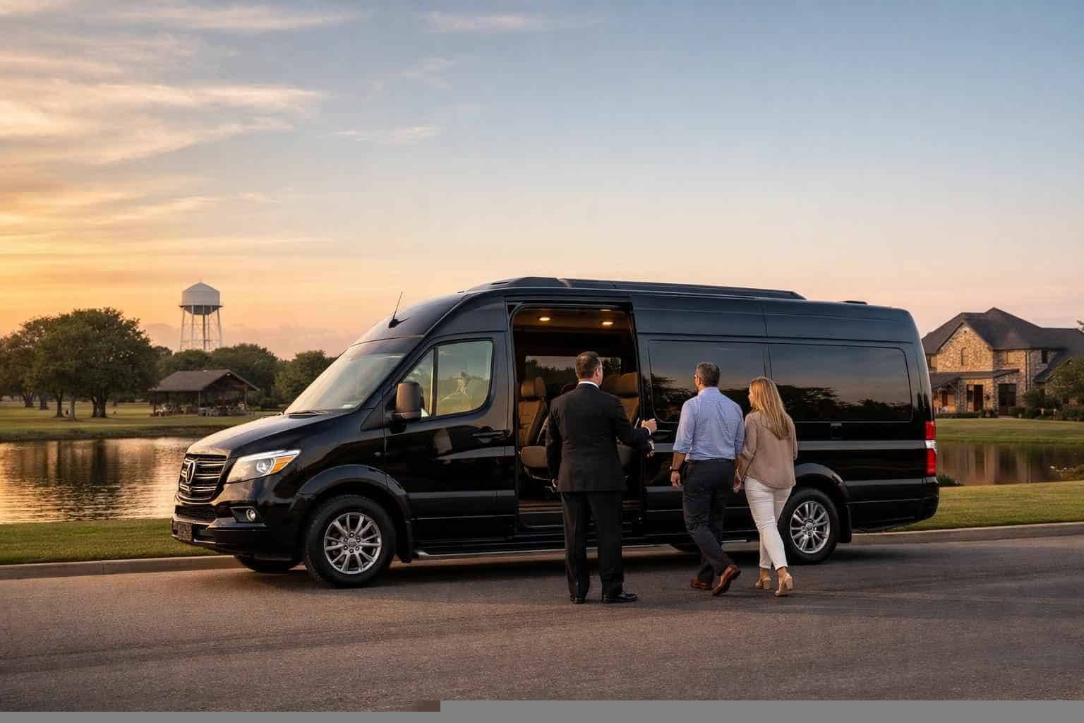 Passenger Van with Driver Services in Sachse Texas