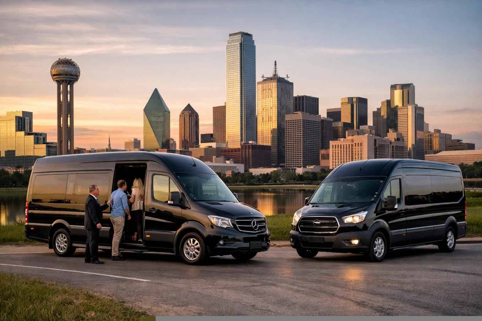 Passenger Vans with Driver in Grand Prairie Texas