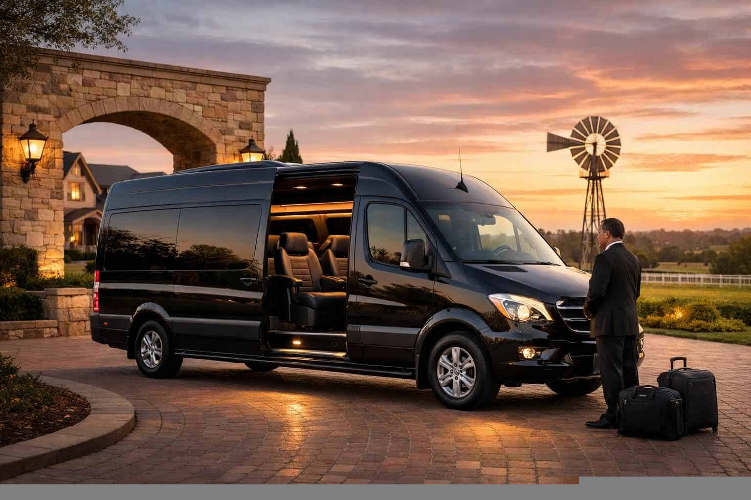 Passenger Vans with Driver in Prosper Texas