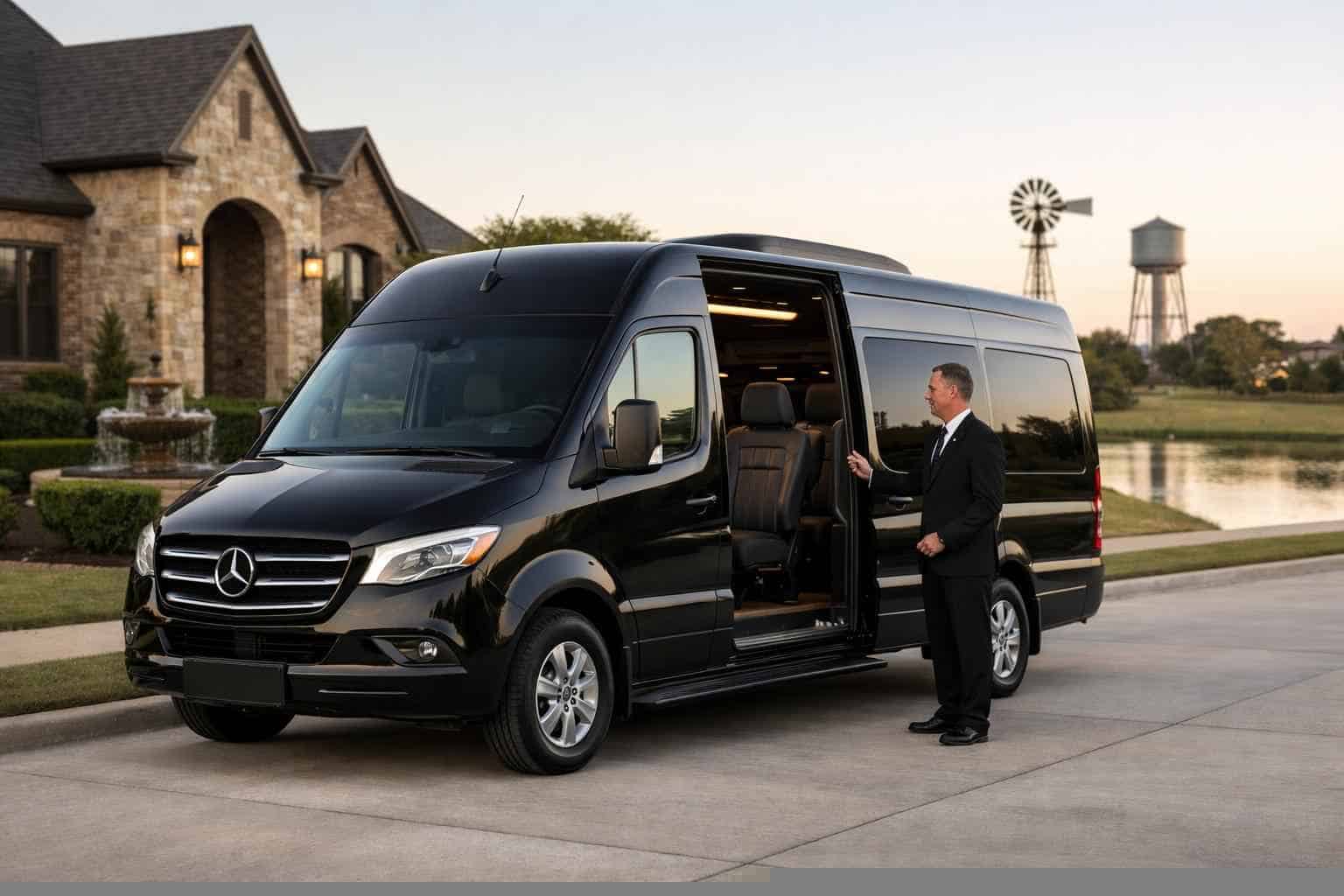 Passenger Vans with Driver in Sachse Texas