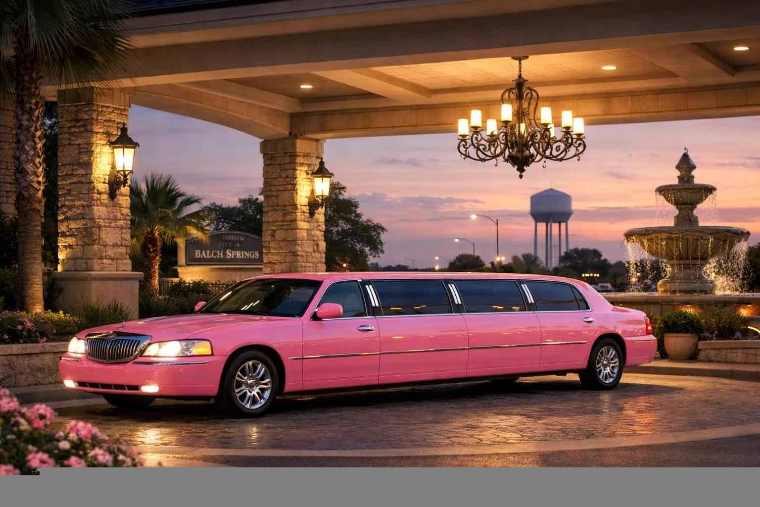 Pink Limo Rental Balch Springs TX