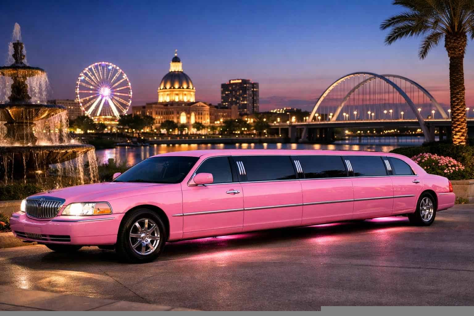 Pink Limo Rental Garland TX