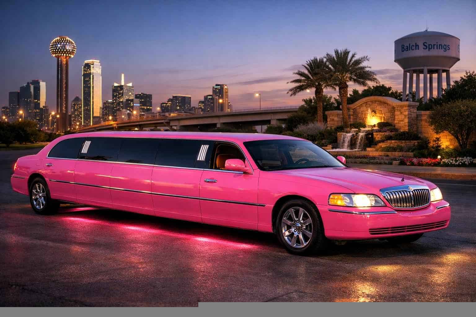 Pink Limo Rental Near Me Balch Springs TX