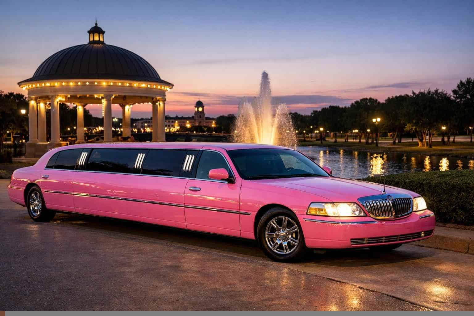 Pink Limo Rental Near Me Garland TX
