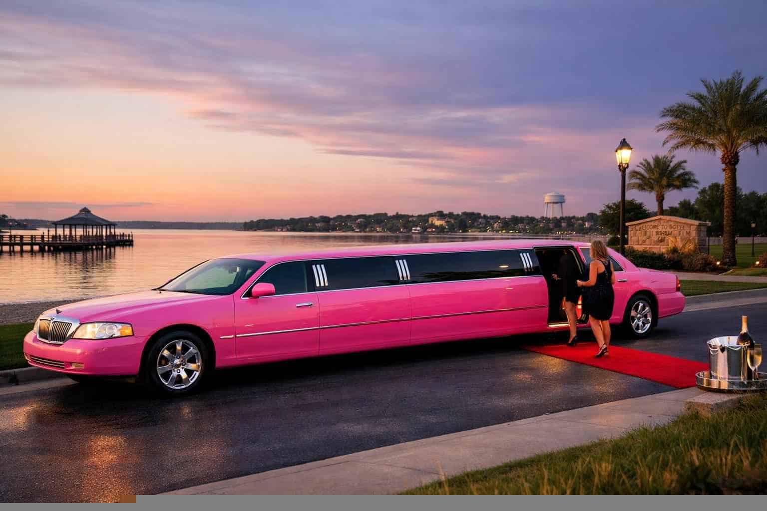 Pink Limo Rental Near Me Little Elm TX