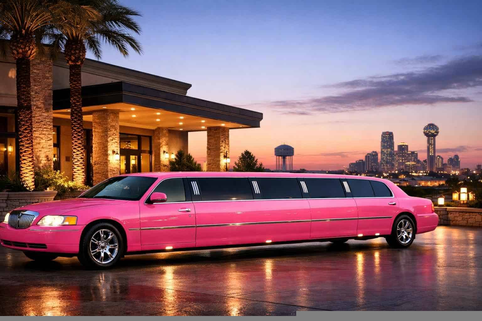 Pink Limo Rental Near Me Mesquite TX