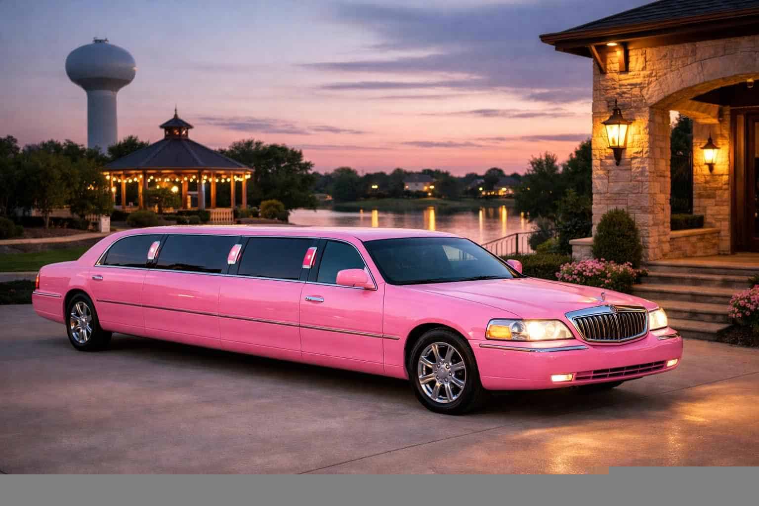 Pink Limo Rental Near Me Sachse TX