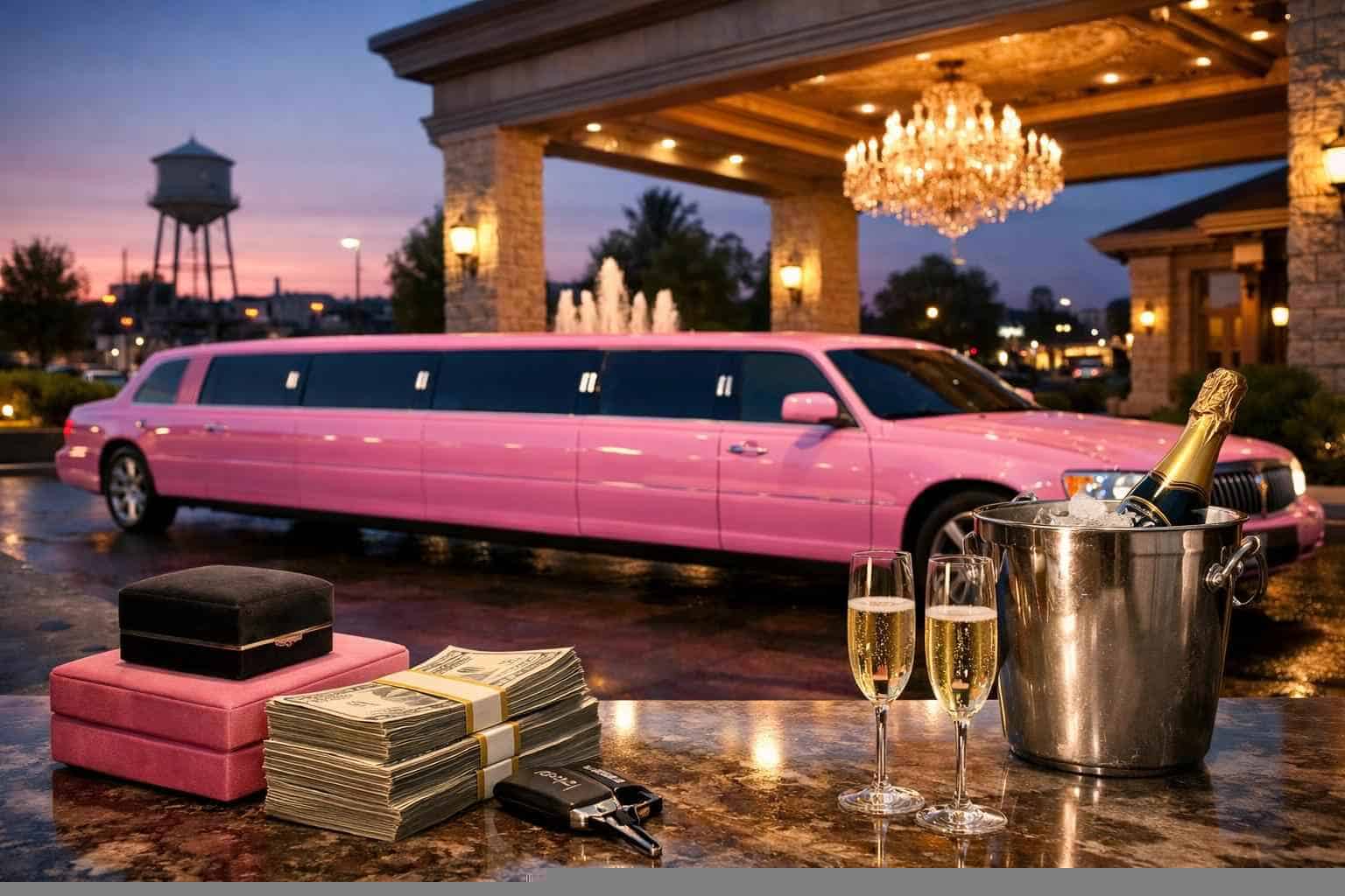 Pink Limo Rental Prices in Balch Springs TX