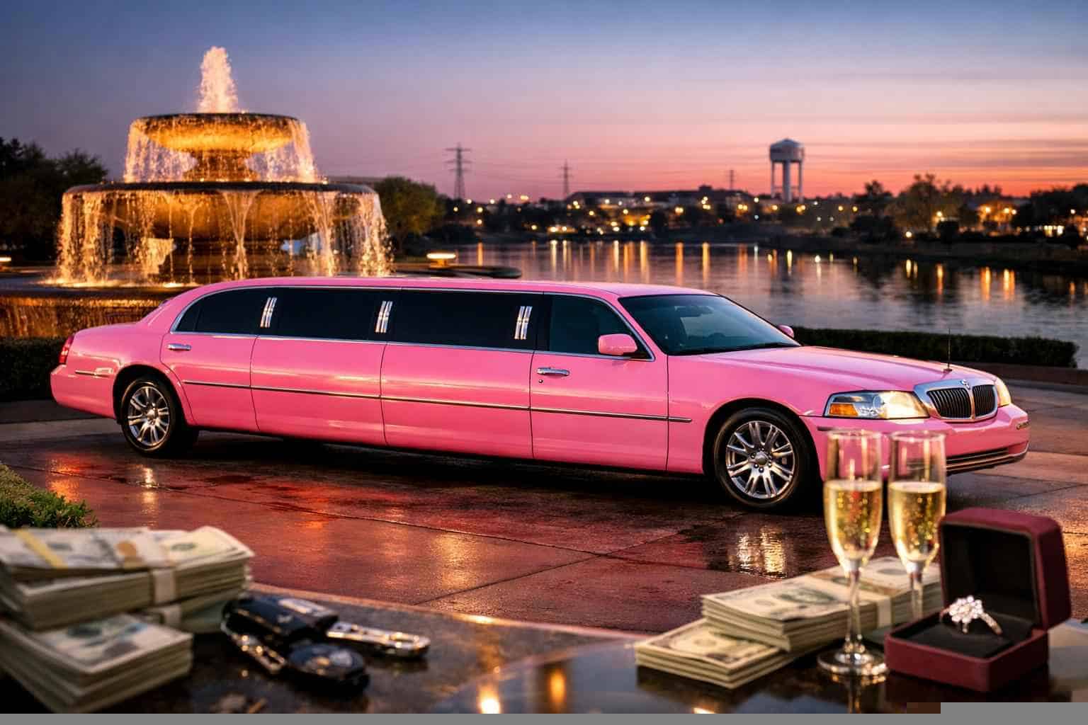 Pink Limo Rental Prices in Sachse TX