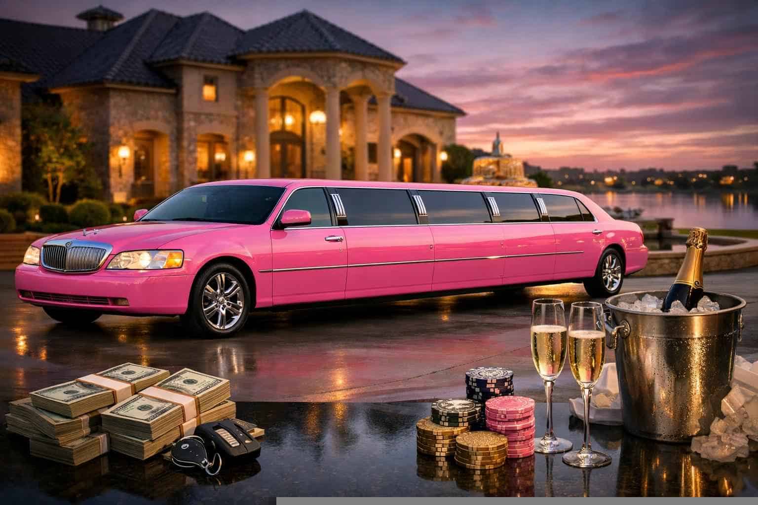 Pink Limo Rental Prices in Wylie TX