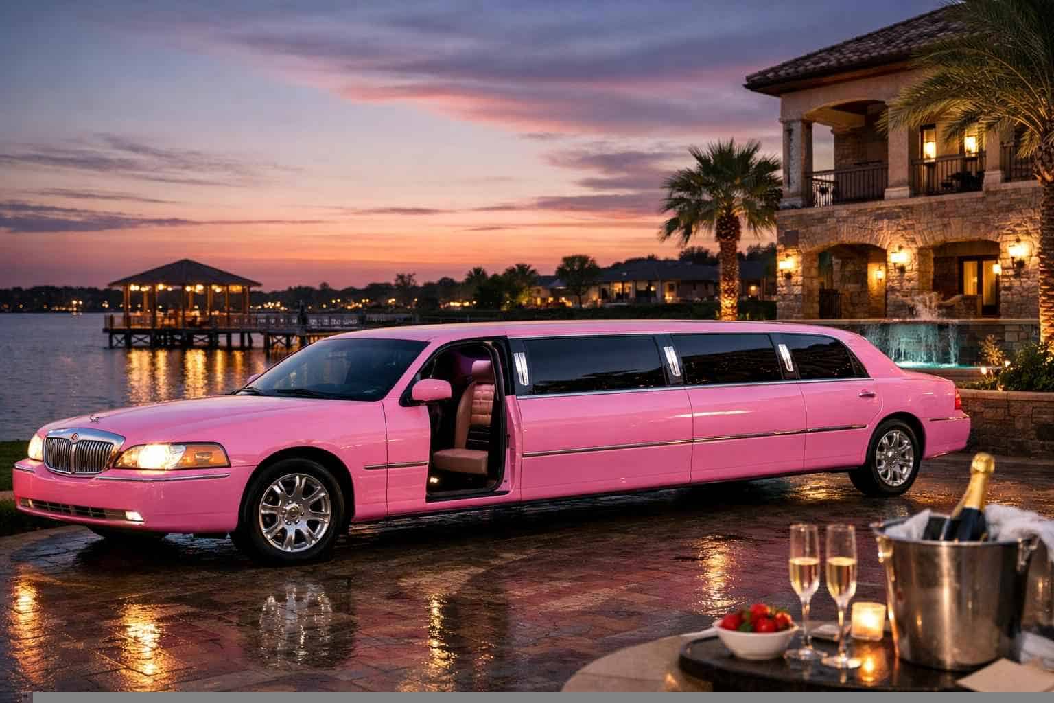 Pink Limo Rental Rowlett TX