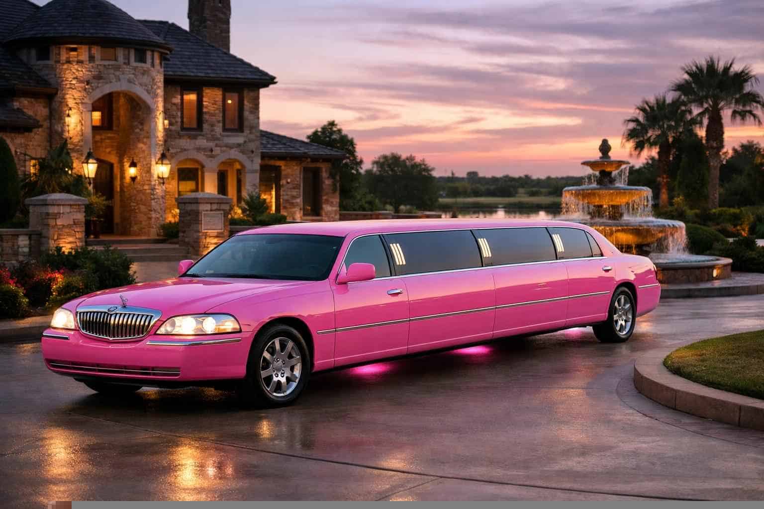 Pink Limo Rental Sachse TX