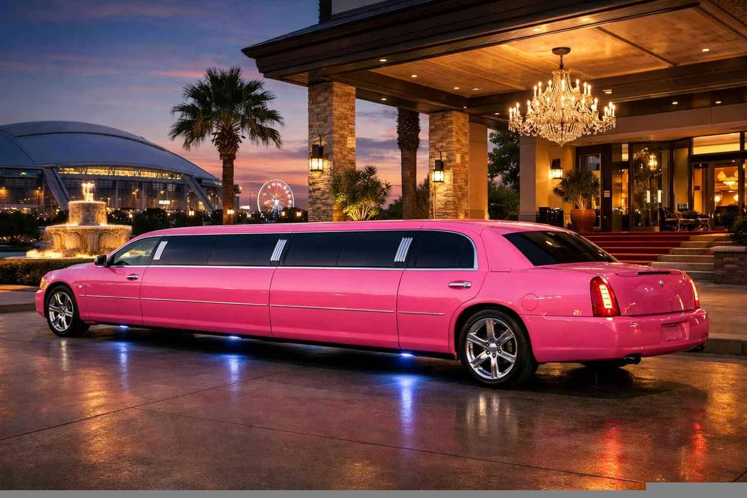 Pink Limo Rental Services in Grand Prairie Texas