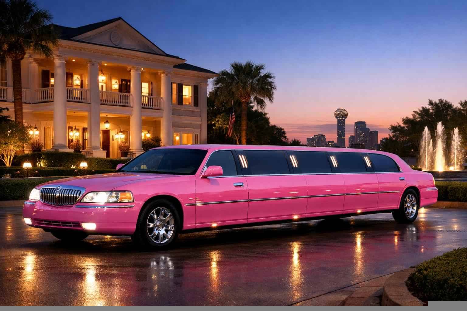 Pink Limo Rental Services in Lancaster Texas