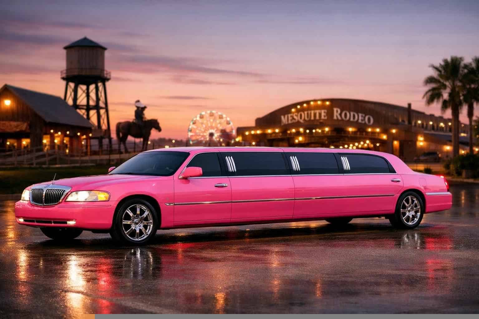 Pink Limo Rental Services In Mesquite Texas