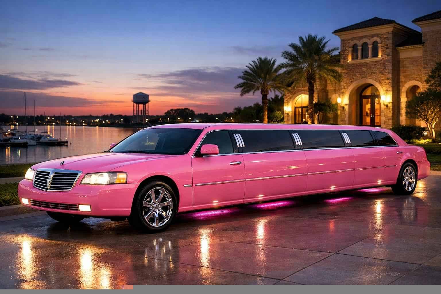Pink Limo Rental Services in Rowlett Texas