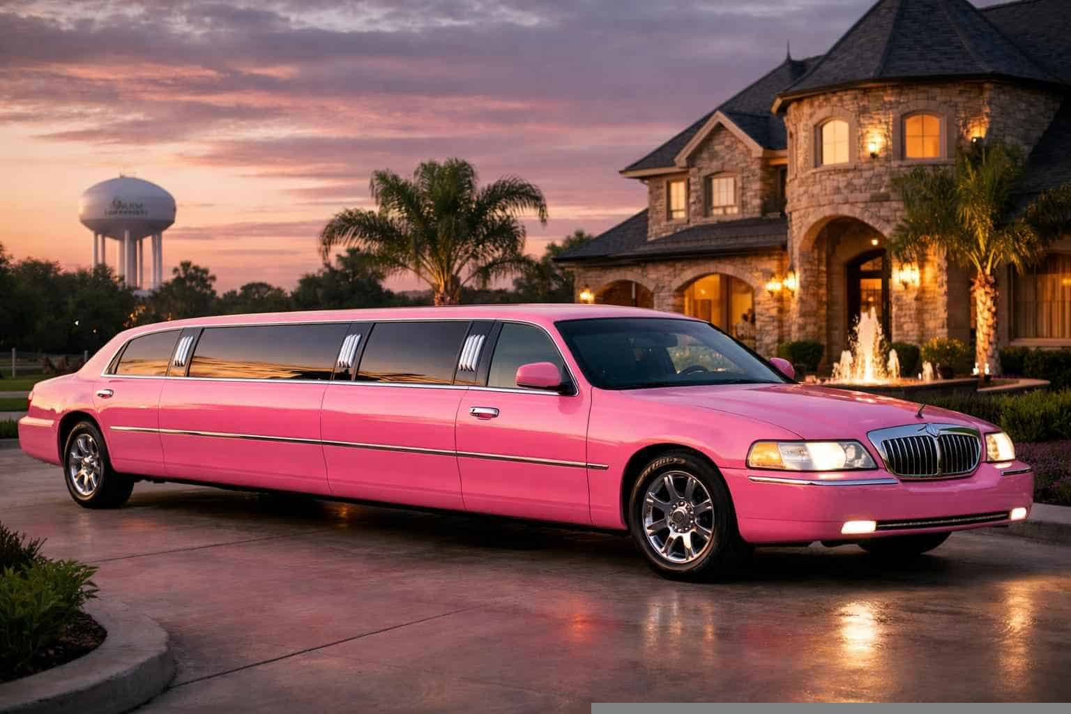 Pink Limo Rental Services in Sachse Texas