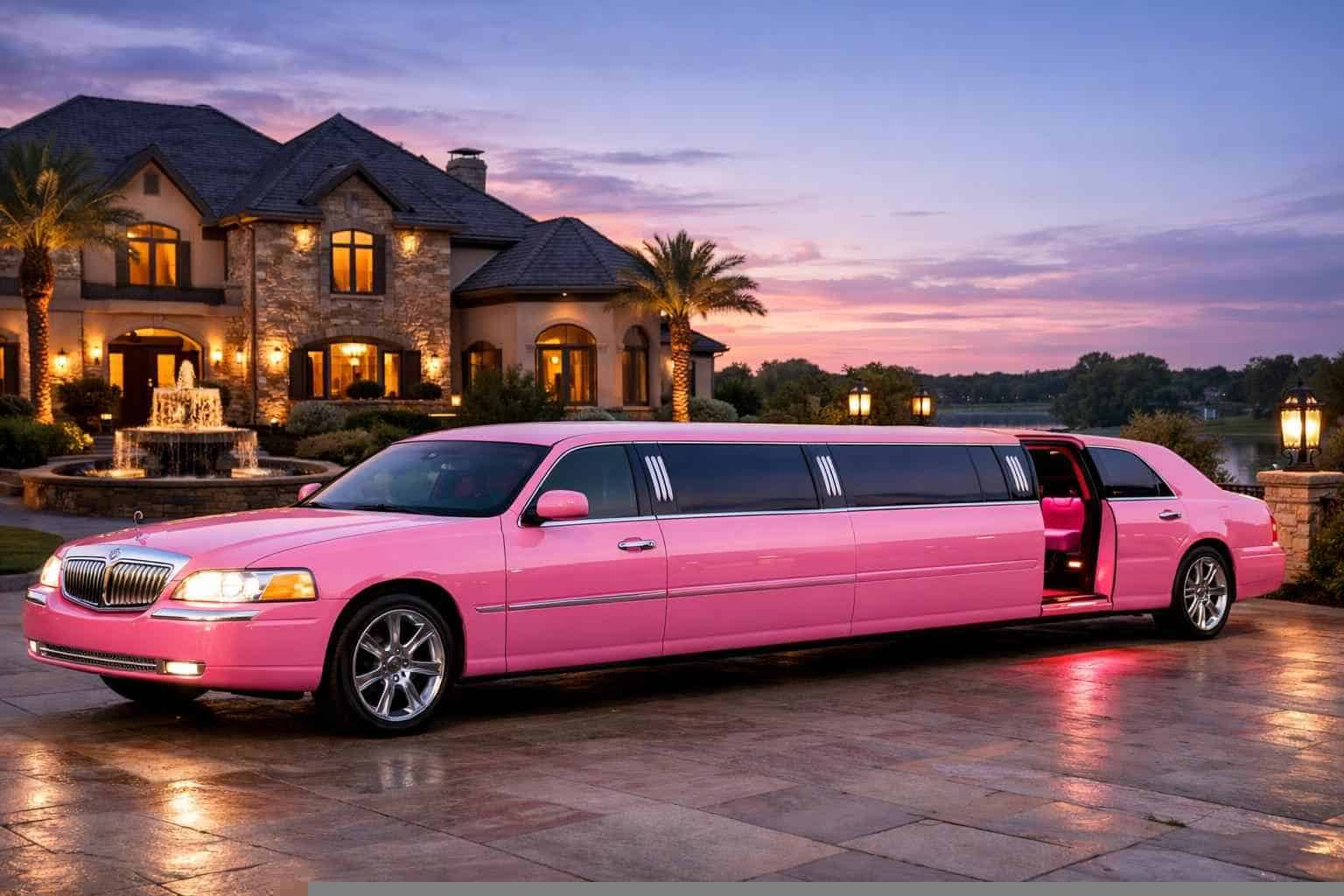 Pink Limo Rental Services in Wylie Texas