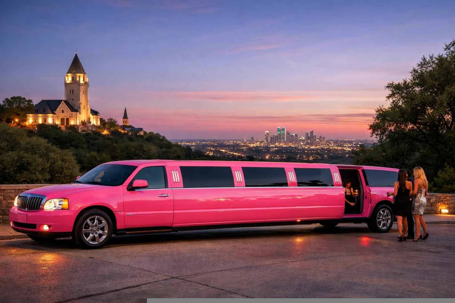 Pink Limousines in Cedar Hill Texas