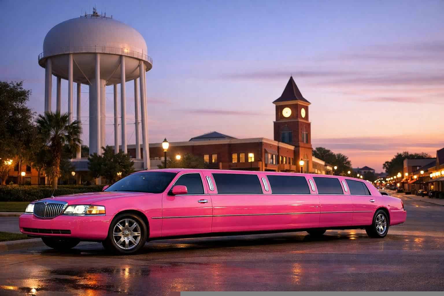 Pink Limousines in Duncanville Texas