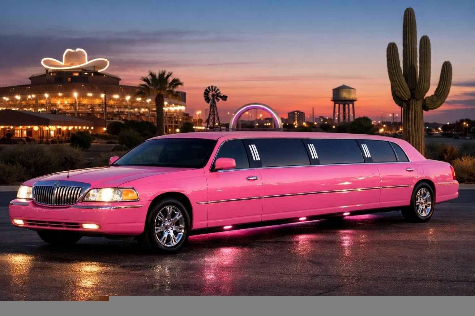 Pink Limousines in Mesquite Texas