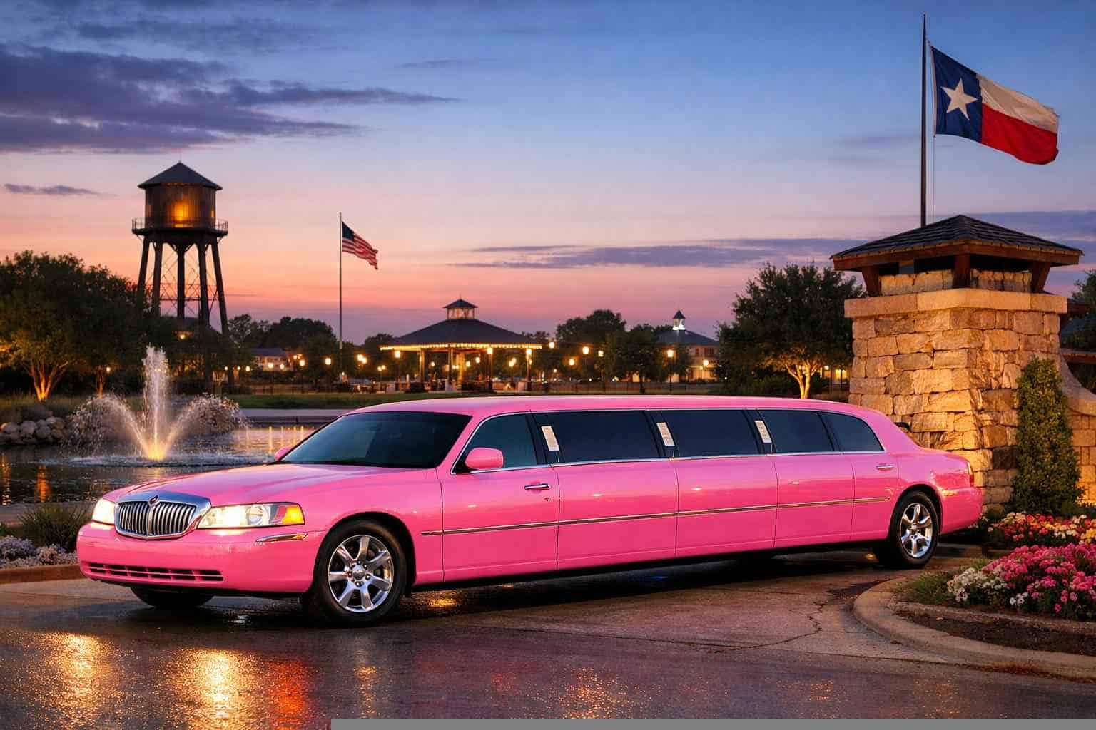 Pink Limousines in Sachse Texas