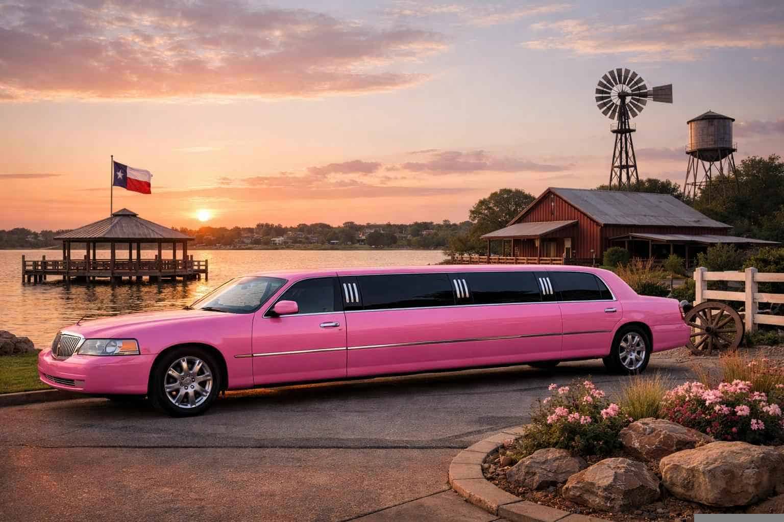 Pink Limousines in Wylie Texas