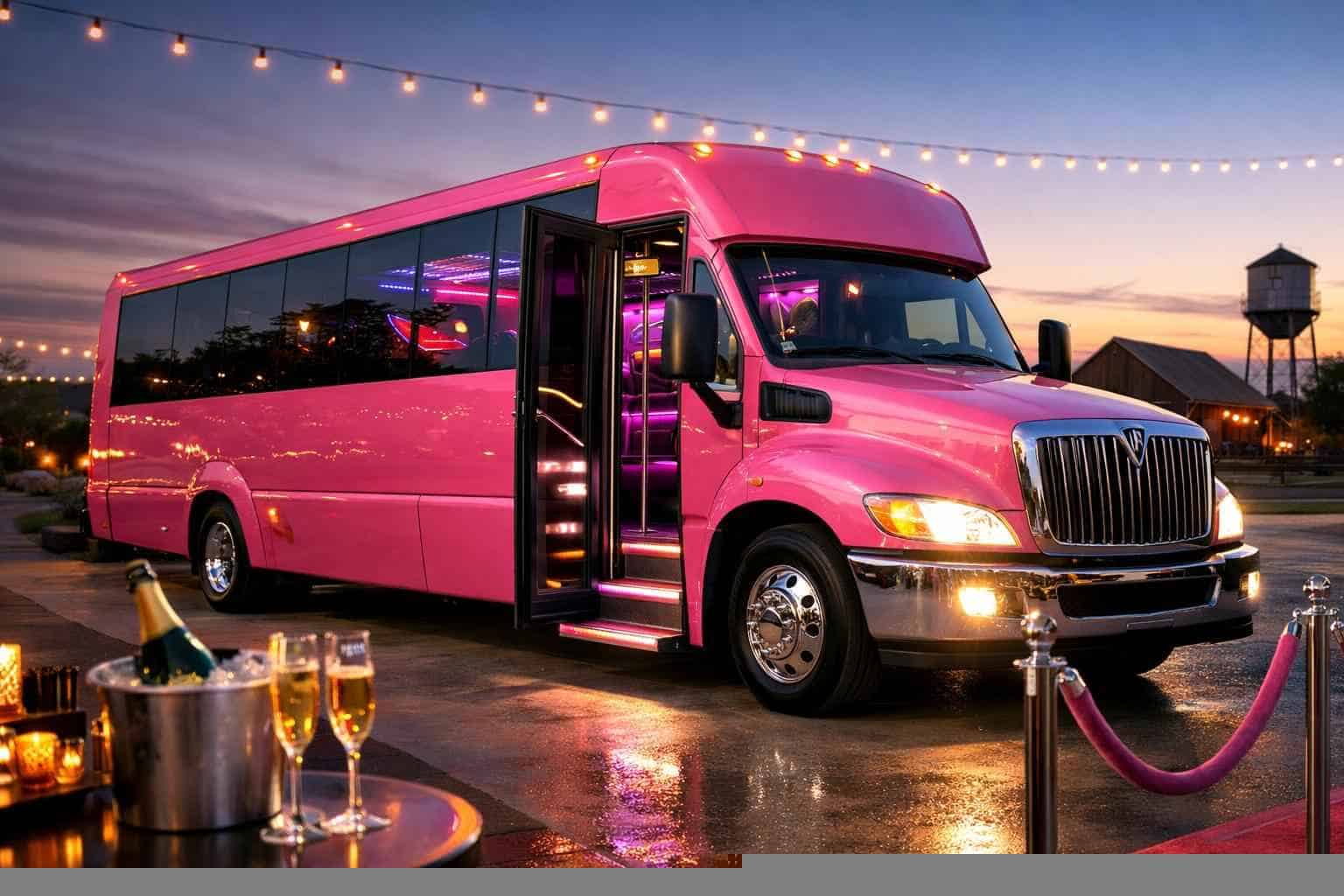 Pink Party Bus Service Celina TX