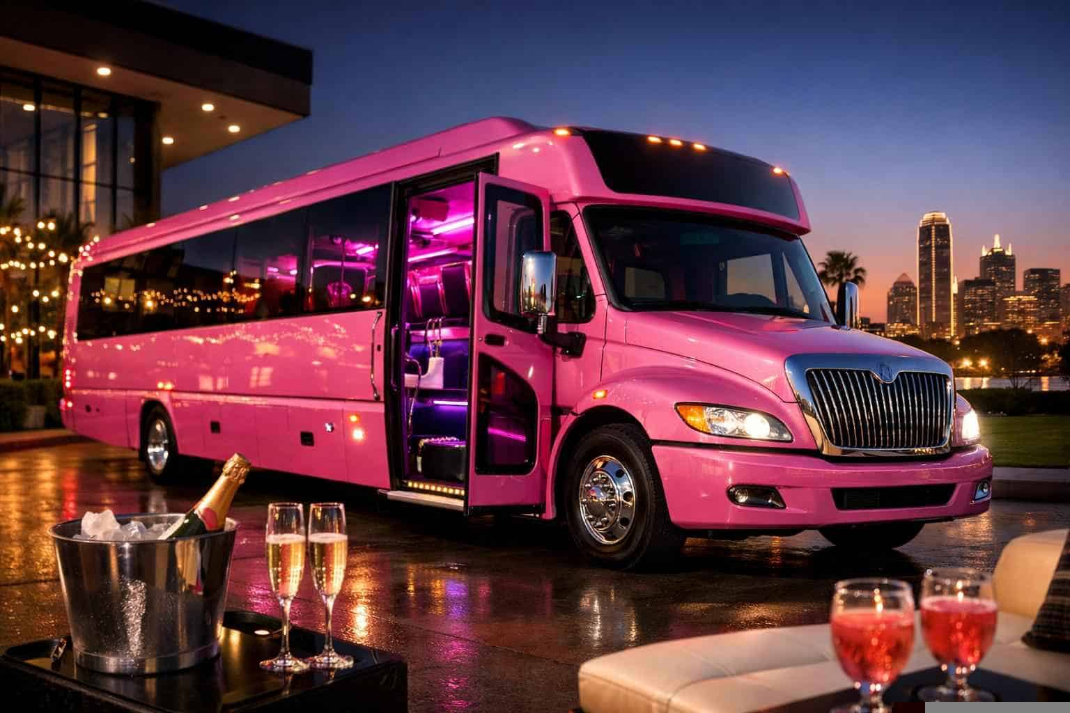 Pink Party Bus Service Duncanville TX
