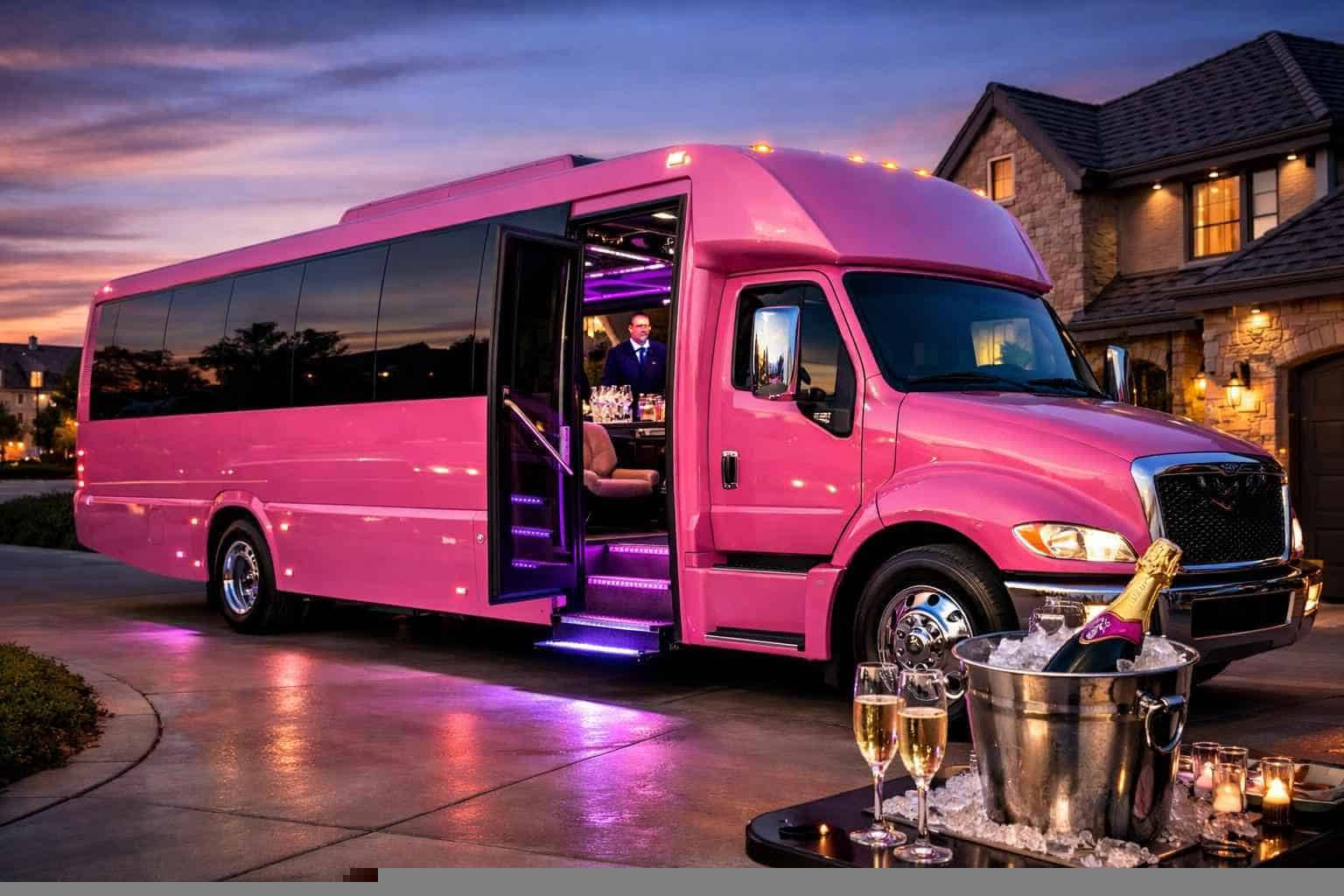 Pink Party Bus Service Prosper TX
