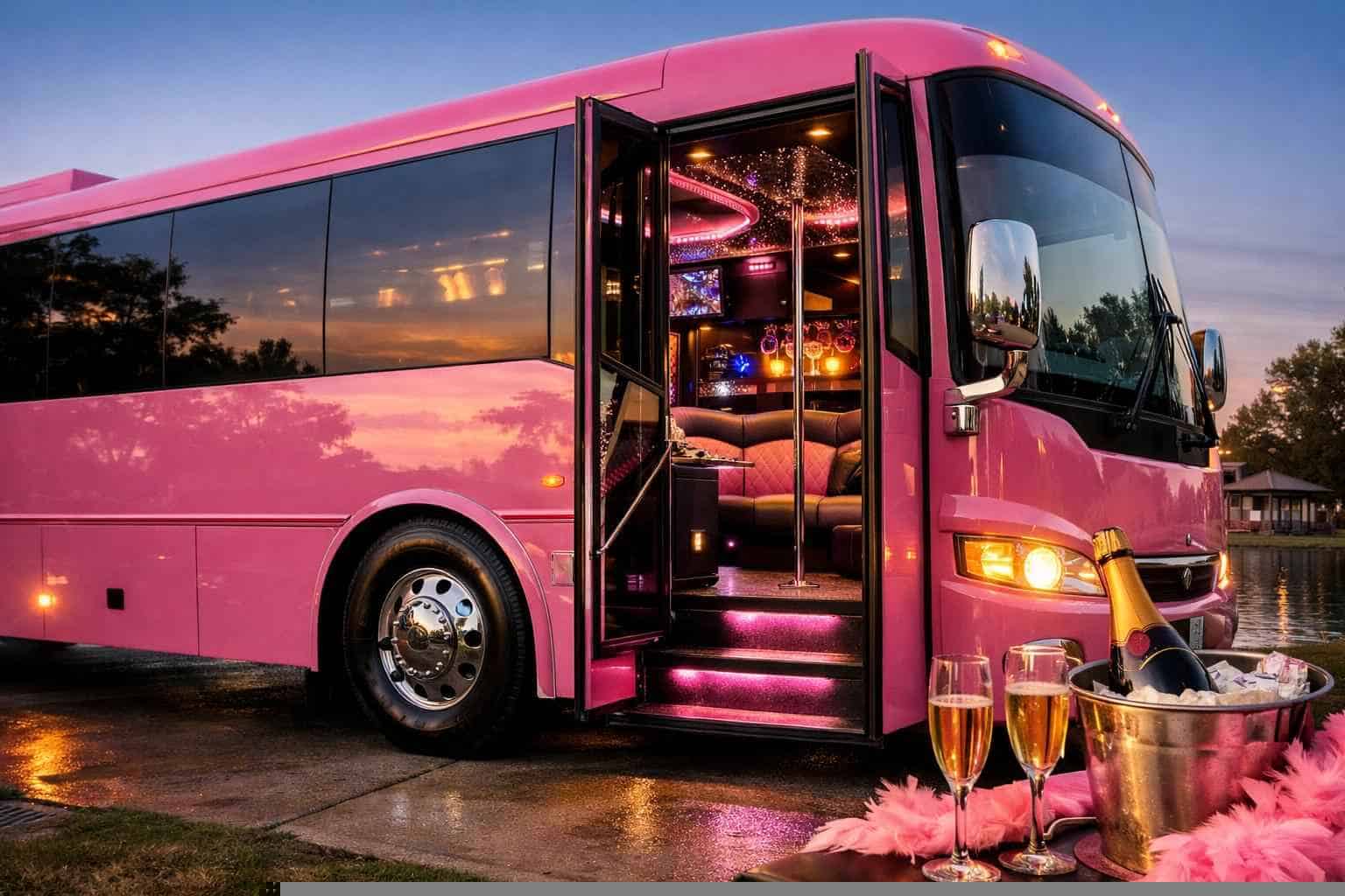 Pink Party Bus Service Wylie TX