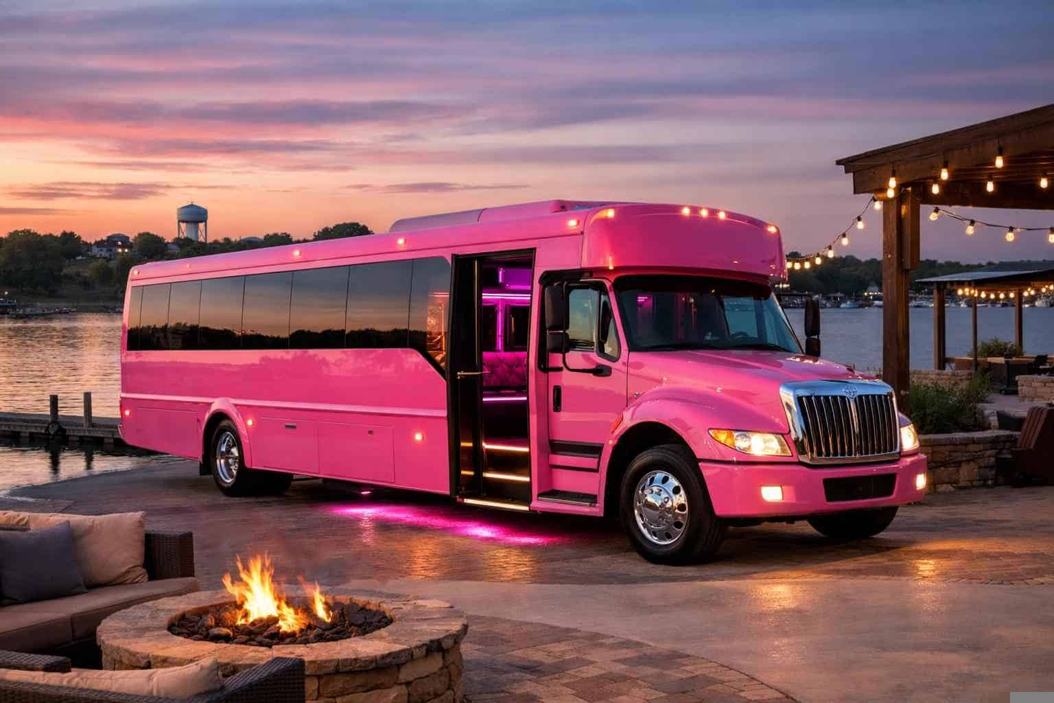 Pink Party Buses in Little Elm Texas