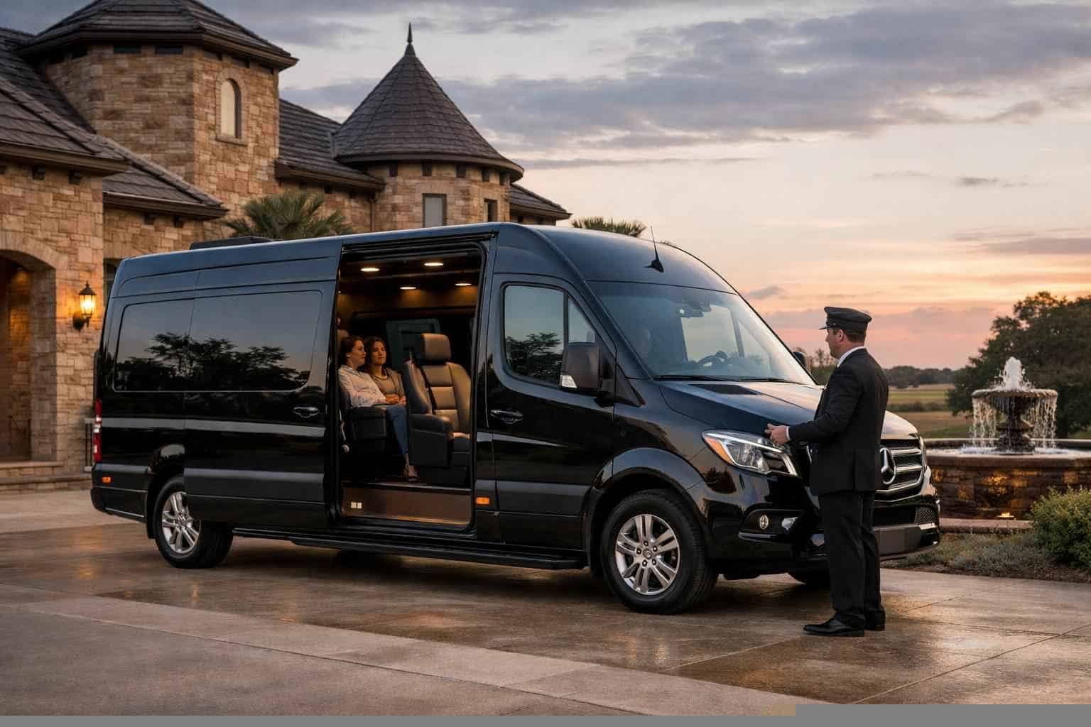 Prosper Texas Passenger Van with Driver