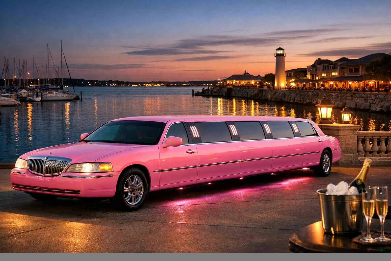 Rockwall Texas Pink Limo Rental