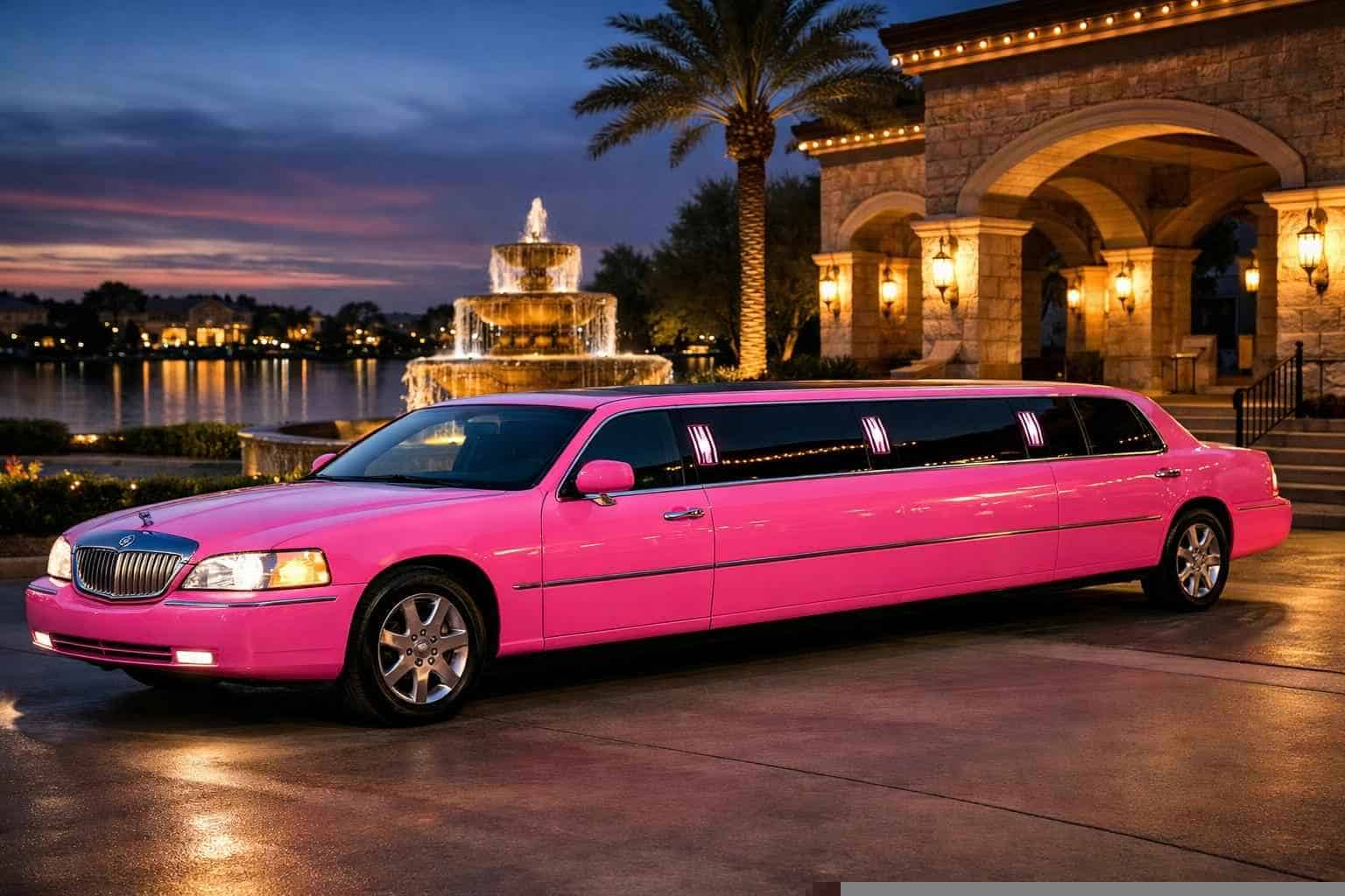 Rowlett Texas Pink Limo Rental