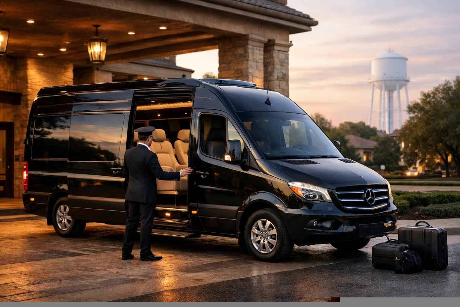 Sachse Texas Passenger Van with Driver