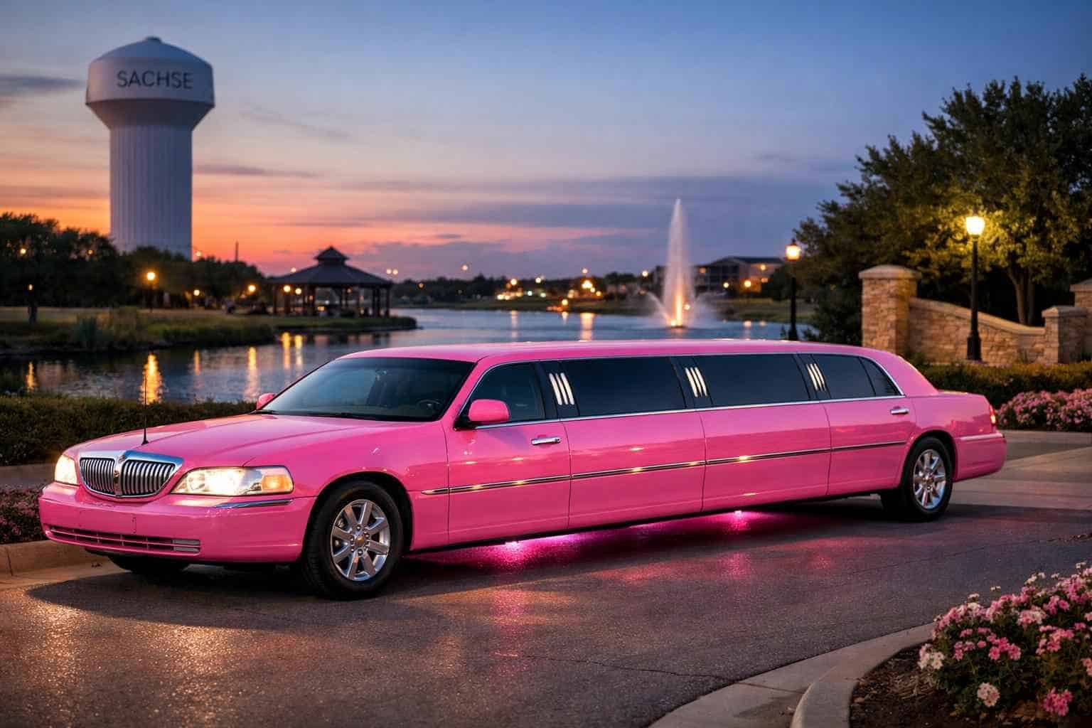 Sachse Texas Pink Limo Rental
