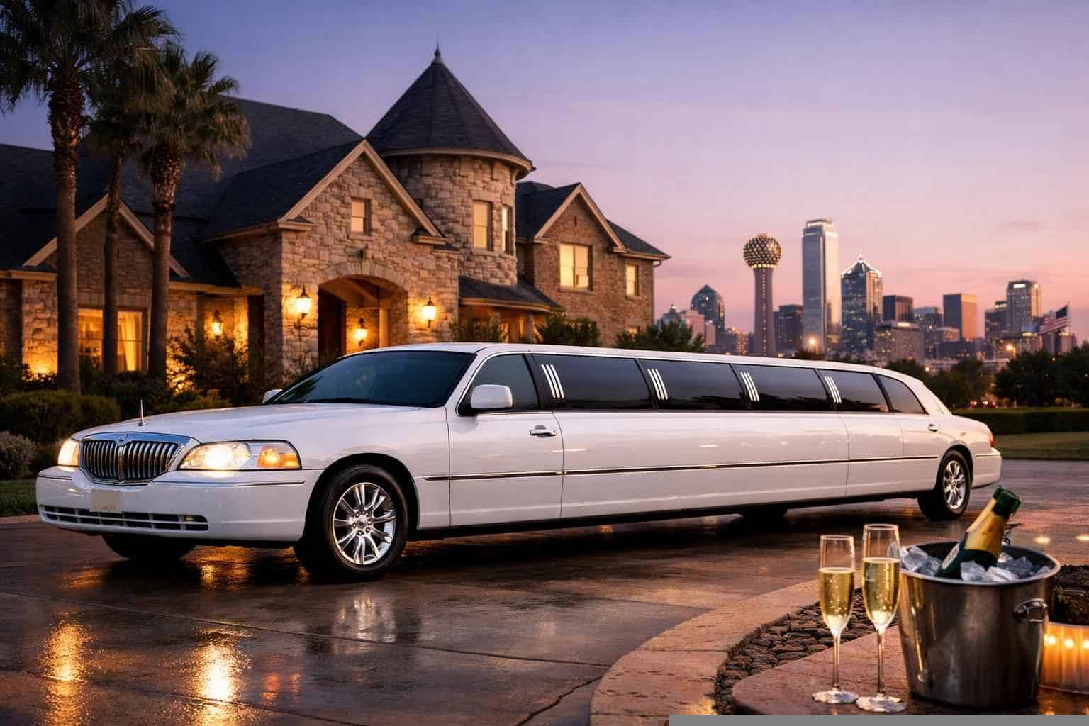 Sachse Texas White Limo Rental