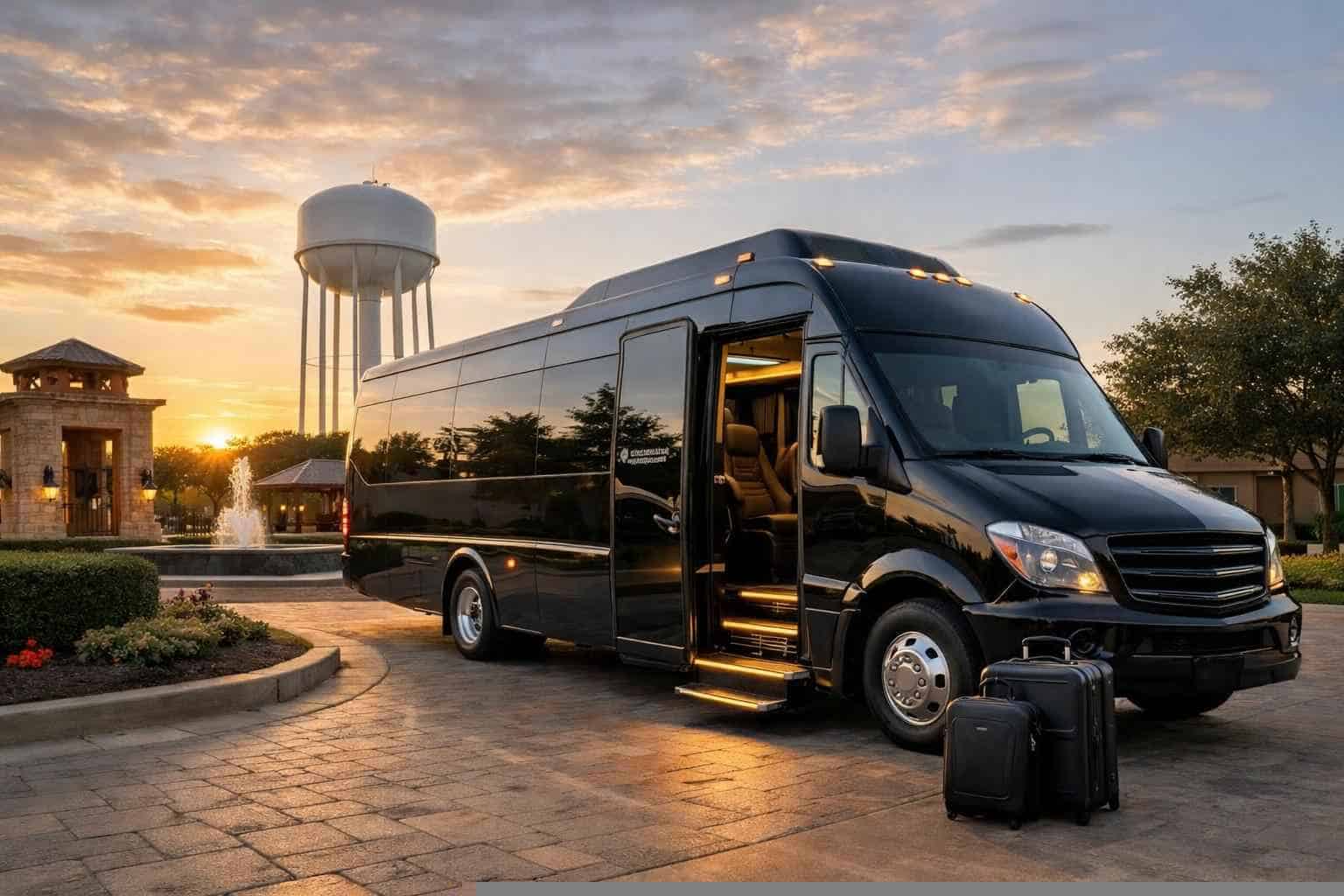 Shuttle Bus Rental Near Me Sachse TX