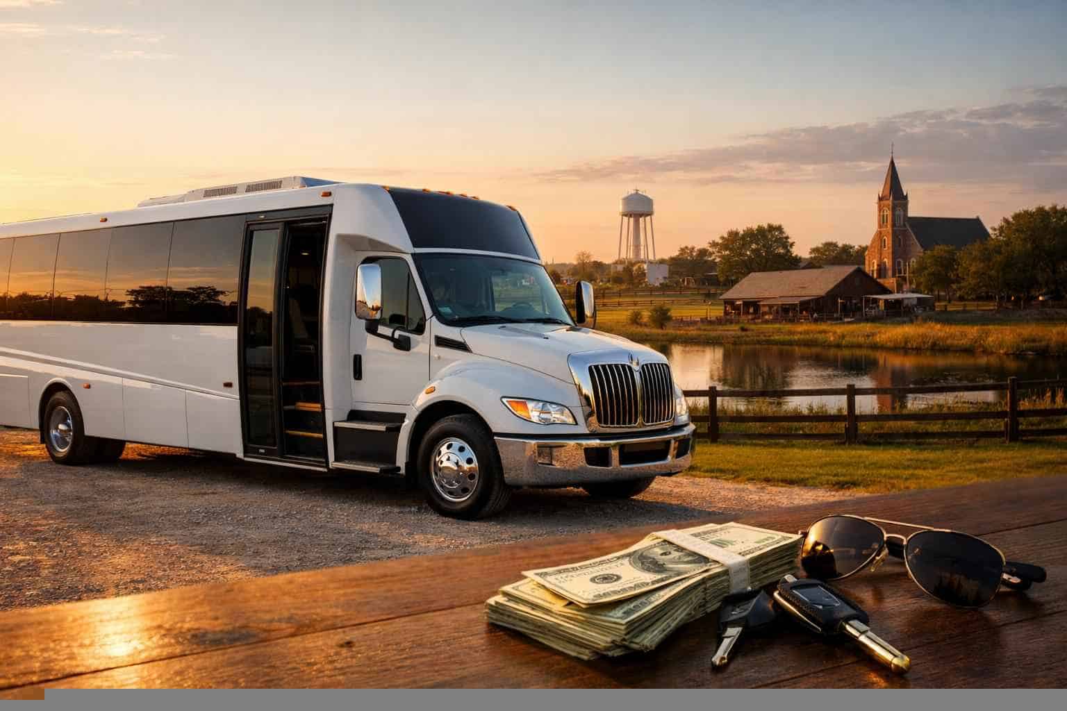 Shuttle Bus Rental Prices in Celina TX