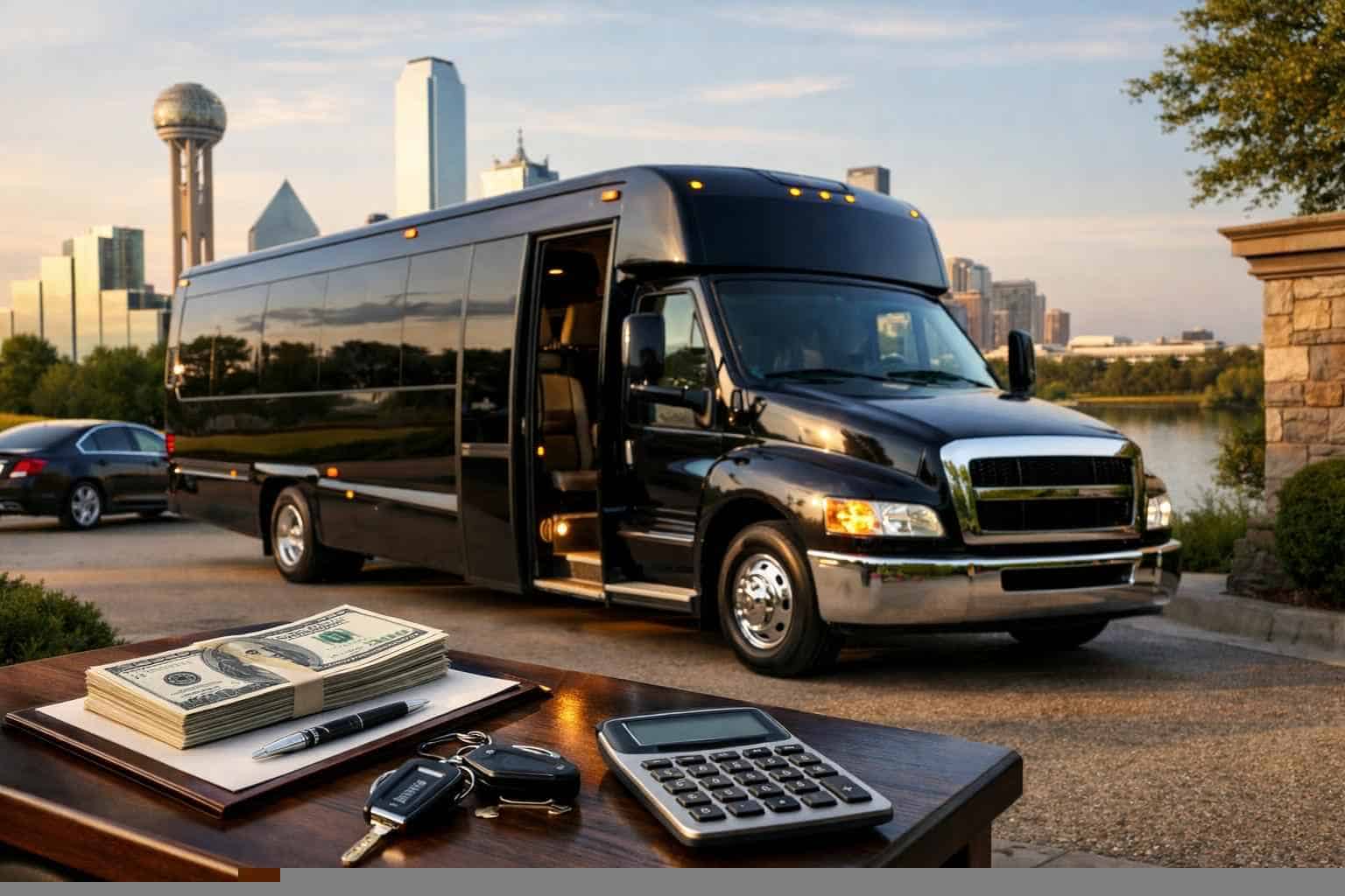 Shuttle Bus Rental Prices in Rowlett TX