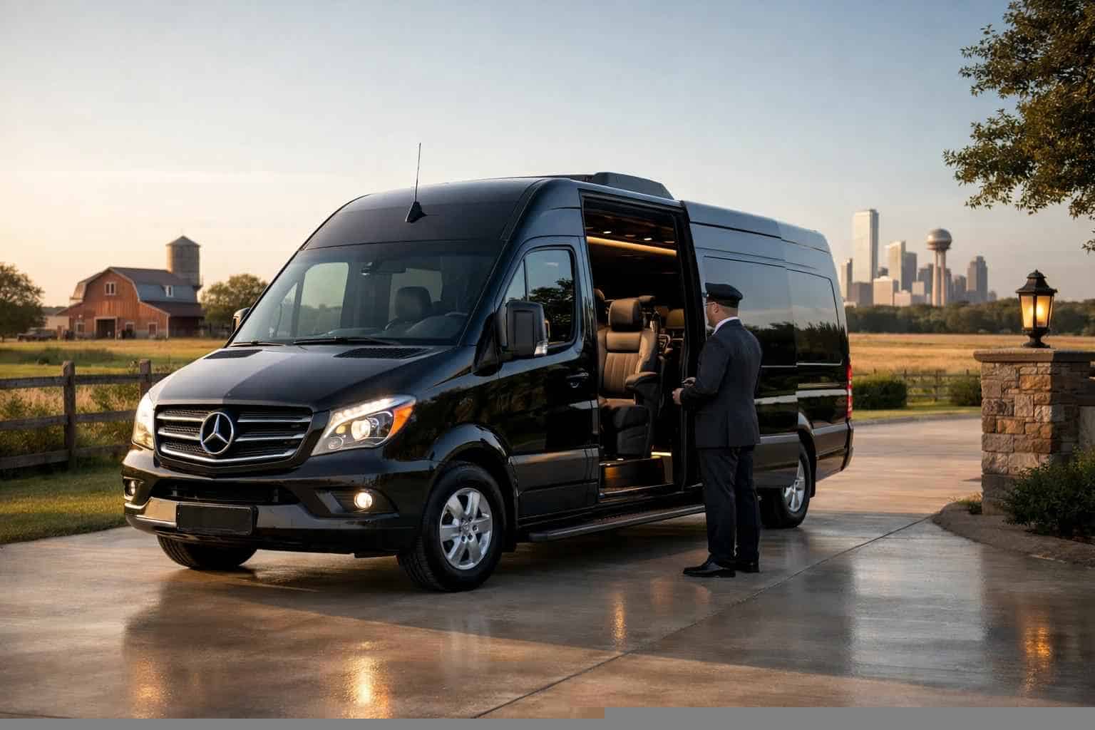 Sprinter Van Rental with Driver Services in Lancaster Texas