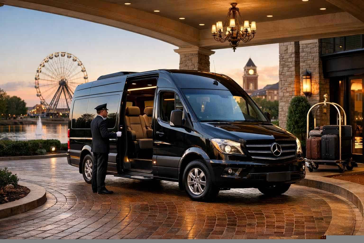 Sprinter Van Service with Driver Garland TX