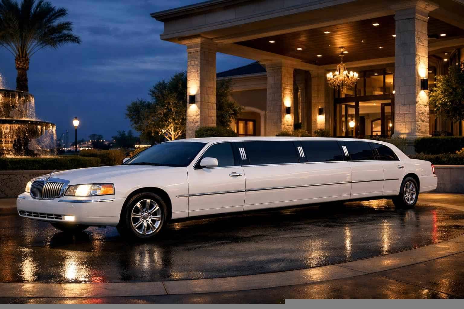 White Limo Rental Balch Springs TX