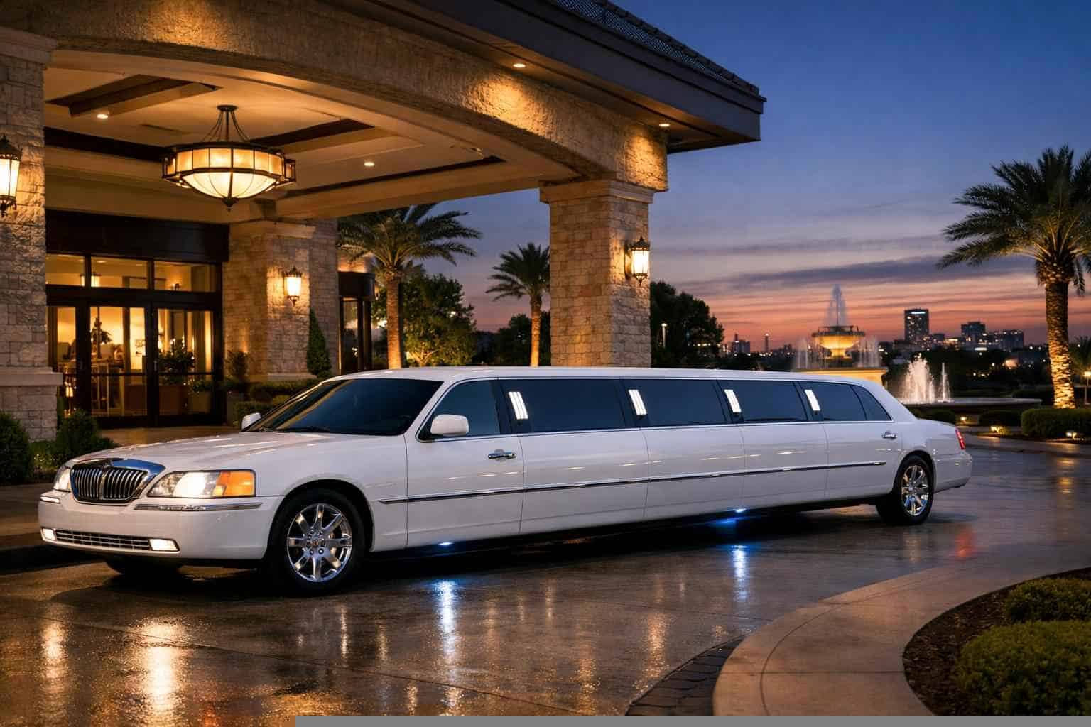White Limo Rental DeSoto TX